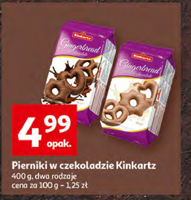 Pierniki w czekoladzie mlecznej Kinkartz promocja