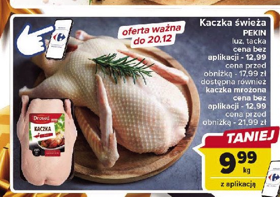 Kaczka pekin kl. a mrożona Drosed promocja