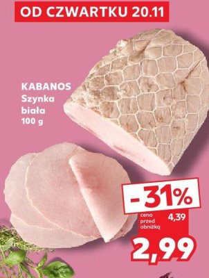 Szynka biała 100 g promocja w Kaufland