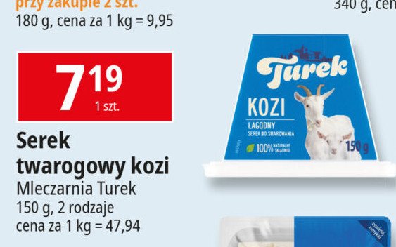 Ser kozi łagodny Turek naturek Turek 123 promocja w Leclerc