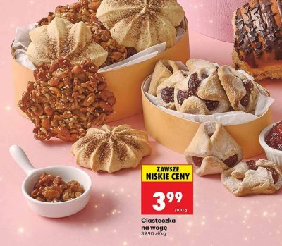 Ciasteczka na wagę promocja w Biedronka