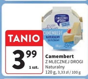 Camembert naturalny Z mlecznej drogi promocja w Intermarche