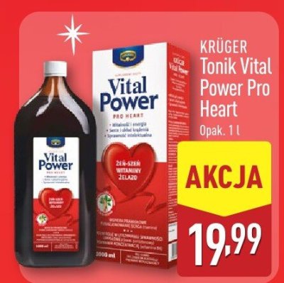 Tonik Vital Power Pro Heart 1l promocja w Aldi