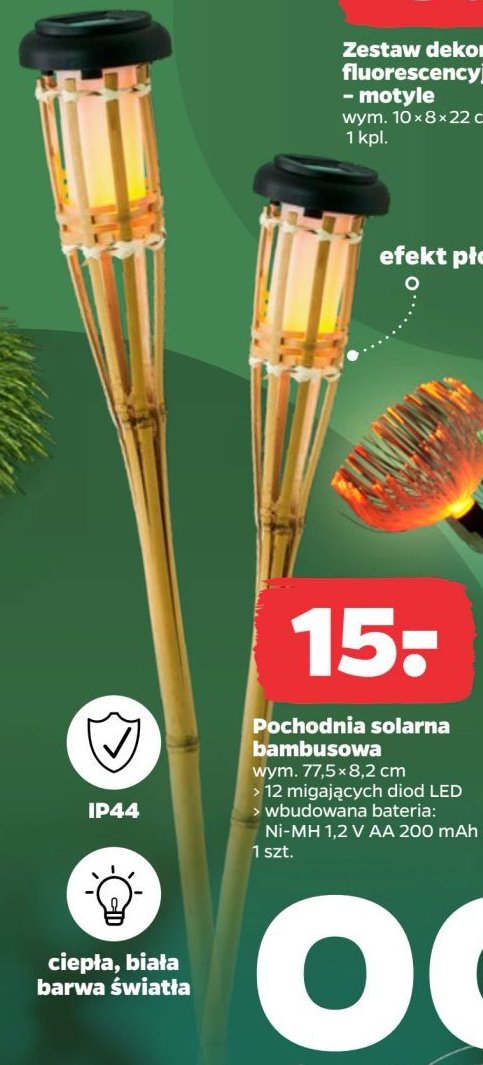 Pochodnia solarna promocja w Netto