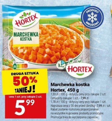 Marchewka kostka Hortex promocja w Twój Market