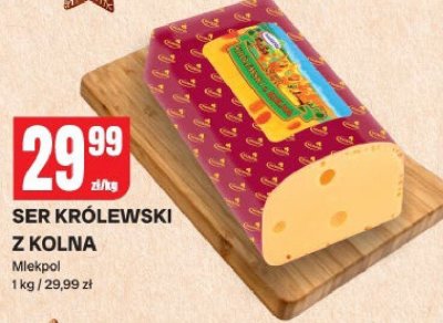 Ser Królewski z Kolna Mlekpol promocja w Chorten