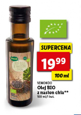 Olej z nasion chia Vemondo promocja