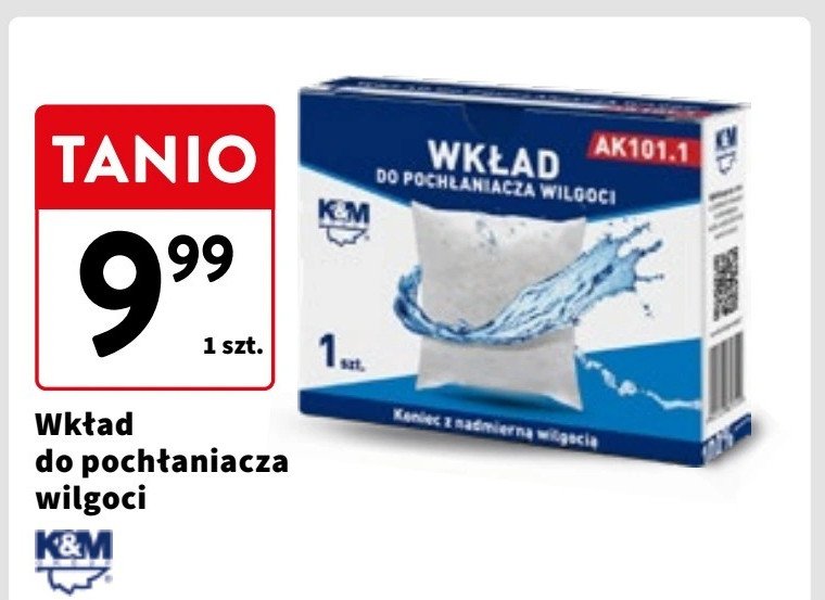 Wkład do pochłaniacza wilgoci ak101.1 K&m promocja