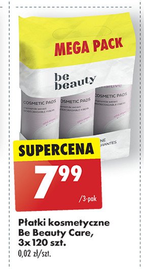 Płatki kosmetyczne soft touch Be beauty Be beauty care promocja