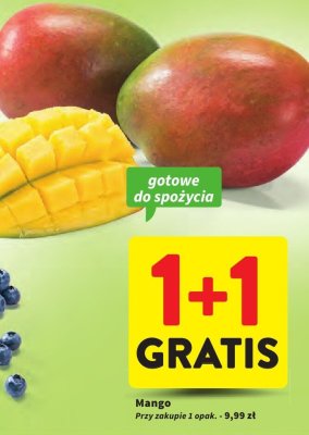 Mango 1+1 gratis promocja w Intermarche