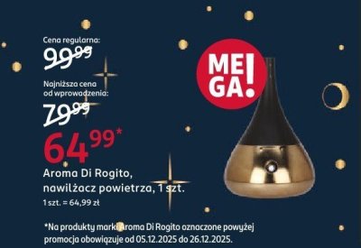 Nawilżacz powietrza Aroma Di Rogito, 1 szt. promocja w Rossmann