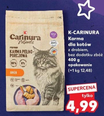 Karma dla kotów z drobiem, bez dodatku zbóż promocja w Kaufland