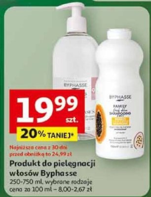 Produkt do pielęgnacji włosów Byphasse promocja w Auchan
