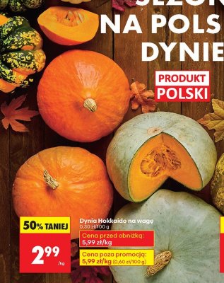 Dynia promocja w Biedronka