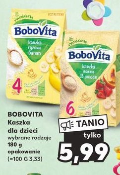 Ryżowa z bananami Bobovita promocja