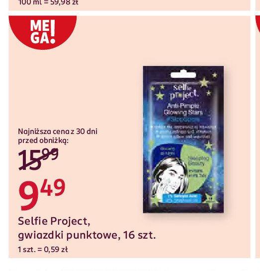 Gwiazdki na wypryski Selfie project promocja