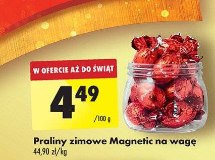 Praliny zimowe Magnetic promocja