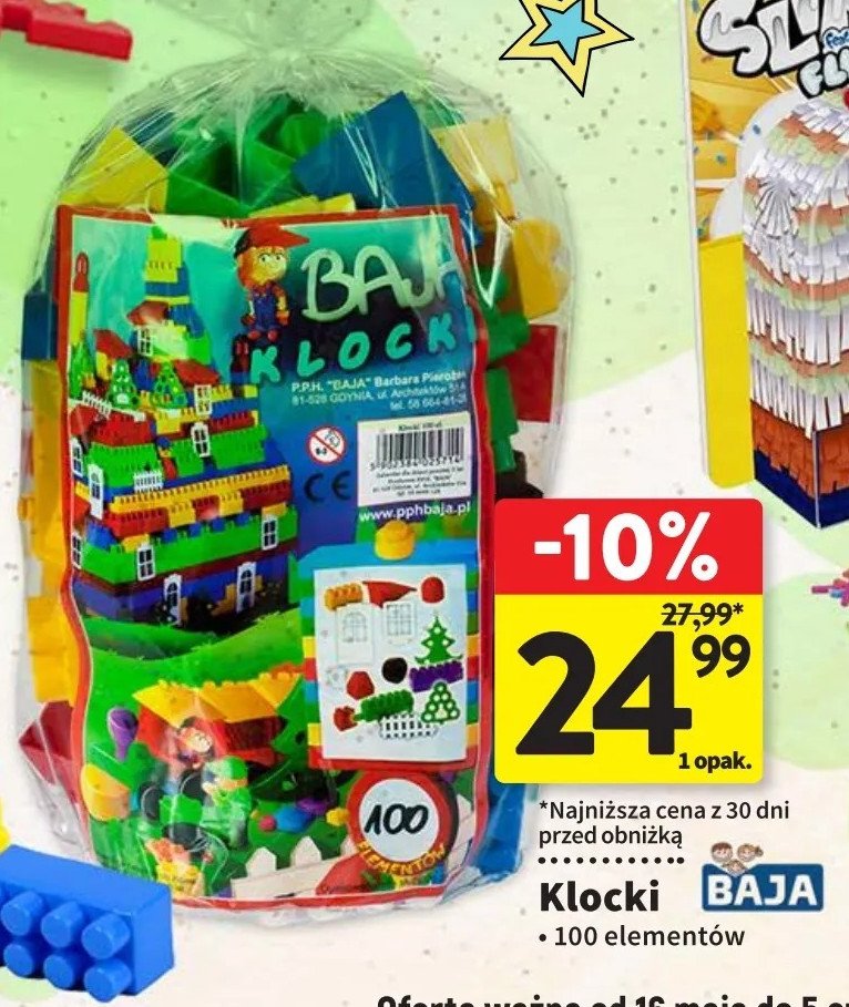 Klocki 100 el. BAJA promocja