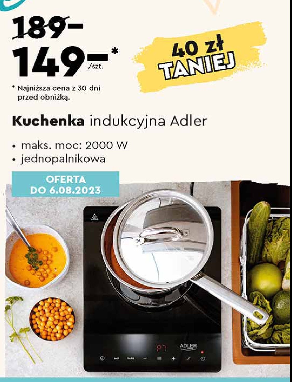 Kuchenka indukcyjna 2000 w Adler promocja