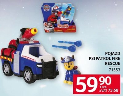 Pojazd Psi Patrol Fire Rescue promocja w Selgros