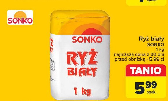 Ryż biały Sonko promocja