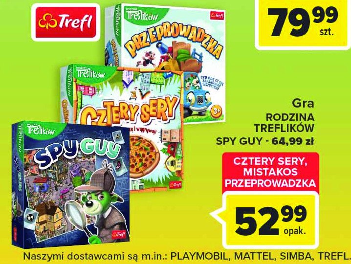 Gra spy guy Trefl promocja