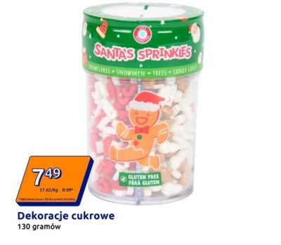 Dekoracje cukrowe promocja w Action