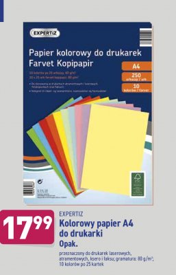 Papier kolorowy do drukarek a4 Expertiz promocja