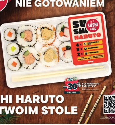 Sushi Haruto Sushi4You promocja w Stokrotka