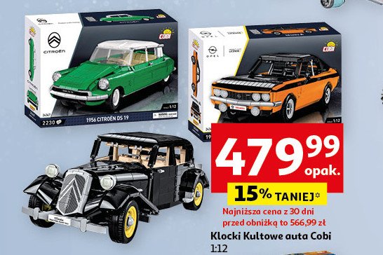 Klocki kultowe Cobi promocja w Auchan