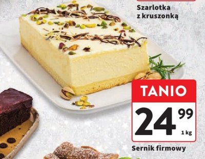 Sernik firmowy promocja w Intermarche