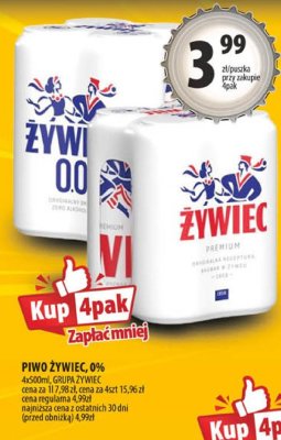 Piwo Żywiec promocja w Arhelan