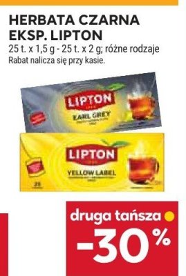 Herbata czarna ekspresowa promocja w Stokrotka