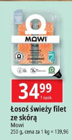 Łosoś porcje Mowi promocja w Leclerc