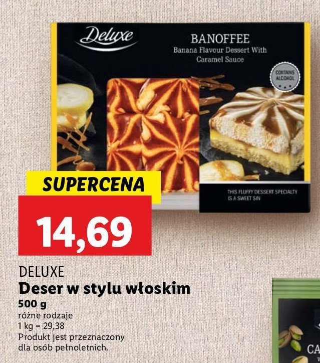 Deser banoffee Deluxe promocja