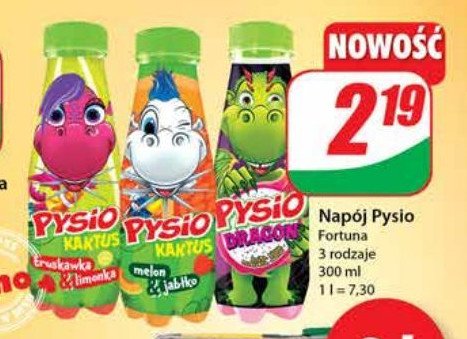 Napój kaktus melon & jablko Pysio promocja