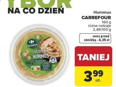 Hummus Carrefour promocja w Carrefour Market