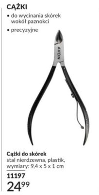 Cążki do skórek promocja w AVON