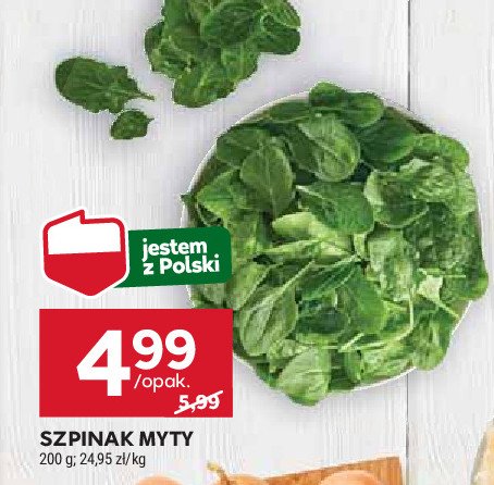 Szpinak myty promocja