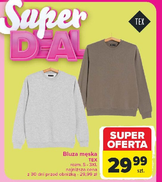 Bluza męska Tex promocja