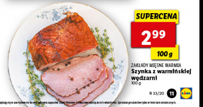 Szynka z warmińskiej wędzarni promocja w POLOmarket