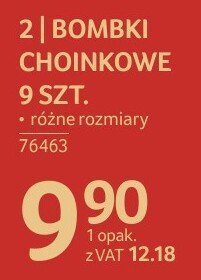 Bombki choinkowe promocja w Selgros