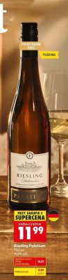 Wino Riesling Palatium promocja w Biedronka
