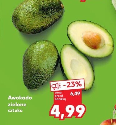 Awokado zielone promocja w Kaufland