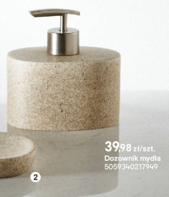 Dozownik mydła Jubba beż promocja w Castorama