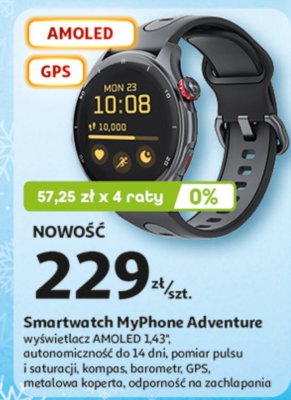 Smartwatch MyPhone Adventure promocja w Auchan
