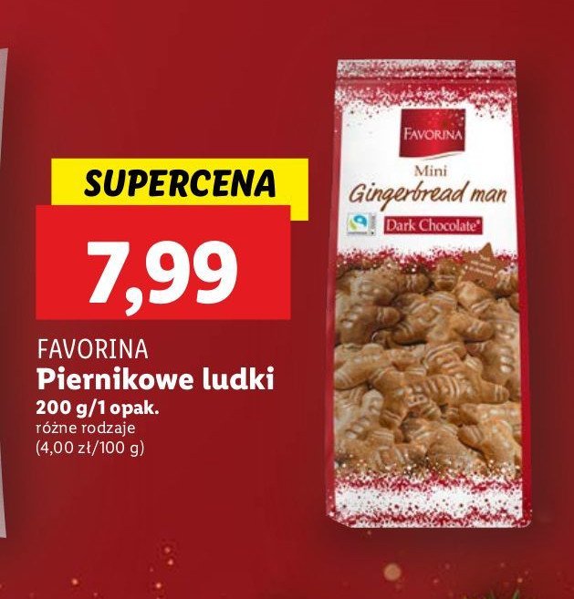 Piernikowe ludki Favorina promocja