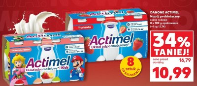 Napój probiotyczny Actimel 8-pak promocja w Kaufland