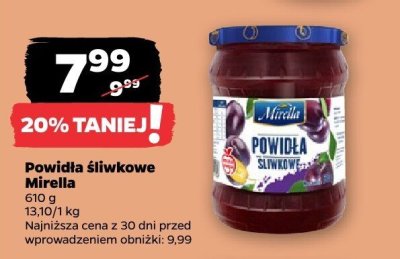 Powidła śliwkowe  promocja w Netto