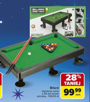 Bilard promocja w Carrefour